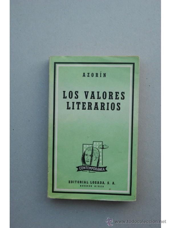 Libros: Los valores literarios - AZOR&Iacute;N - Foto 1