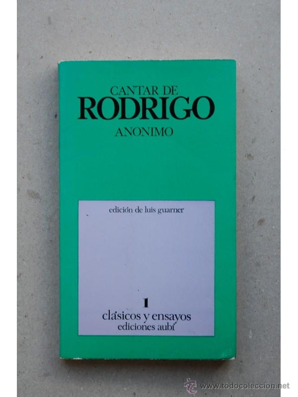 Libros: CANTAR de Rodrigo - Foto 1
