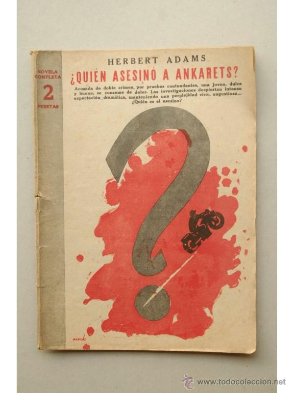 Libros: &iquest;Qui&eacute;n asesin&oacute; a Ankarets? - ADAMS, Herbert - Foto 1