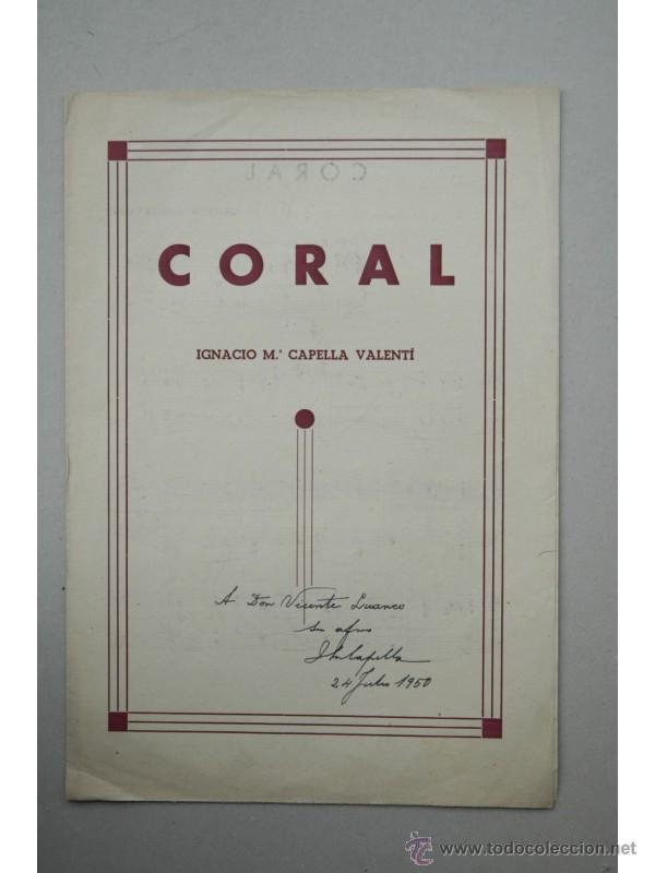 Libros: Coral - CAPELLA VALENTI, Ignacio M&ordf; - Foto 1
