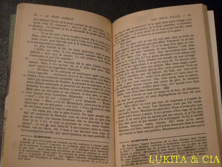 Libros: LE P&Egrave;RE GORIOT TOME II - BALZAC - EDICI&Oacute;N FRANCESA - Foto 4