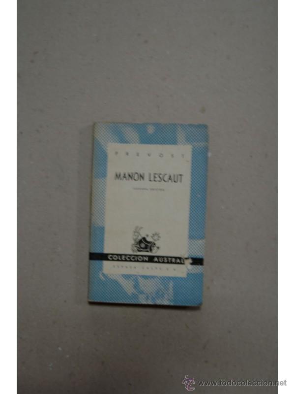 Libros: Manon Lescaut - PR&Eacute;VOST, Antoine-Fran&ccedil;ois (Abate) - Foto 1