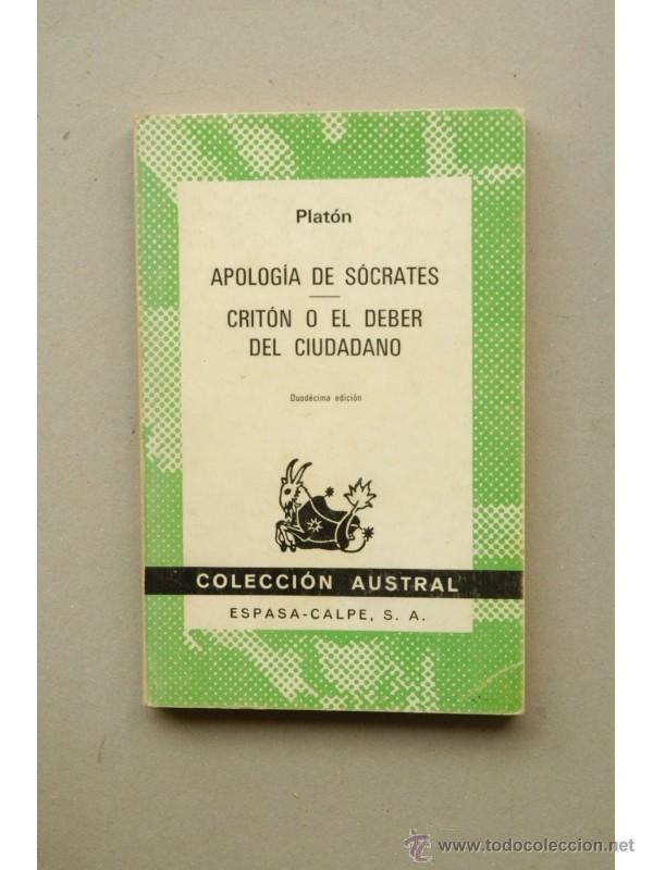Libros: Apolog&iacute;a de S&oacute;crates , Crit&oacute;n , Carta VII - PLAT&Oacute;N - Foto 1