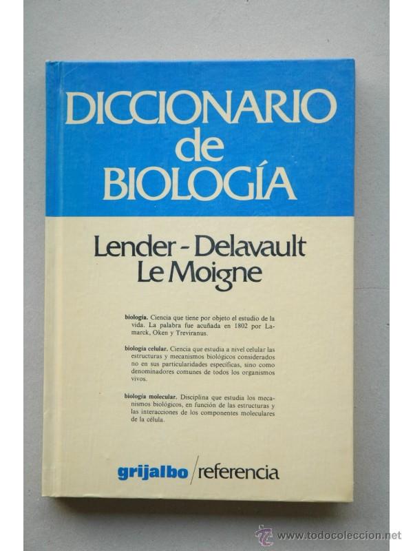 Libros: Diccionario de biolog&iacute;a - LENDER, T. - Foto 1