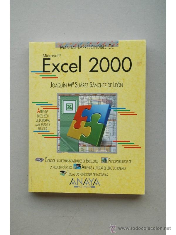 Libros: Excel 2000. Microsoft - S&Aacute;NCHEZ DE LE&Oacute;N, Joaqu&iacute;n M&ordf; - Foto 1