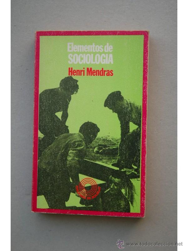 Libros: Elementos de sociolog&iacute;a - MENDRAS, Henri - Foto 1
