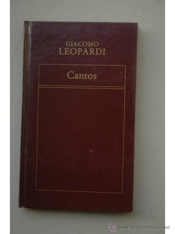 Libros: Cantos - LEOPARDI, Giacomo - Foto 1