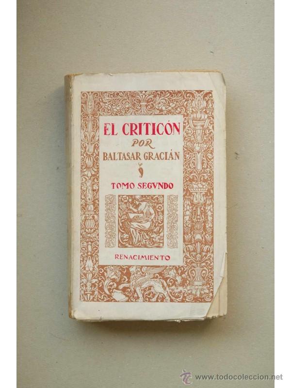 Libros: El critic&oacute;n. Tomo segundo - GRACI&Aacute;N, Baltasar - Foto 1
