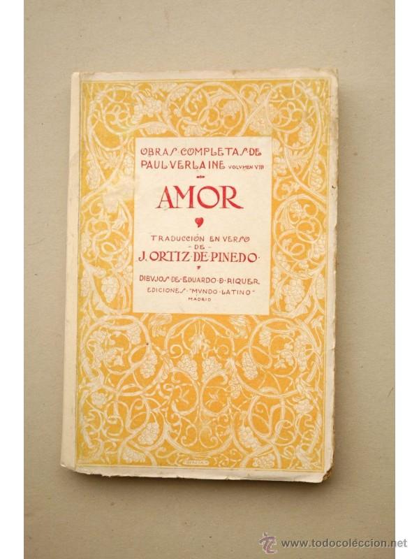 Libros: Amor - VERLAINE, Paul - Foto 1