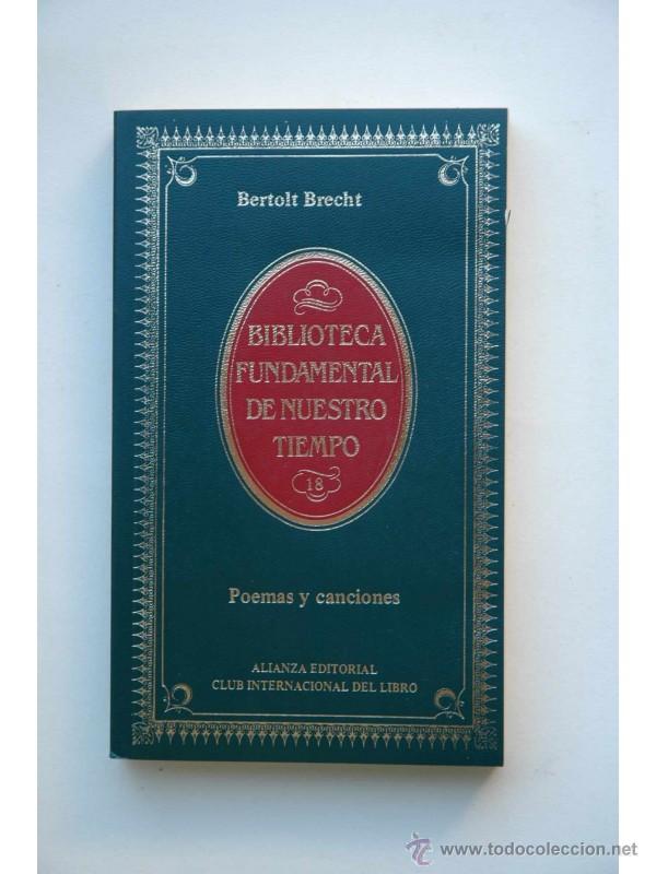 Libros: Poemas y canciones - BRECHT, Bertolt - Foto 1
