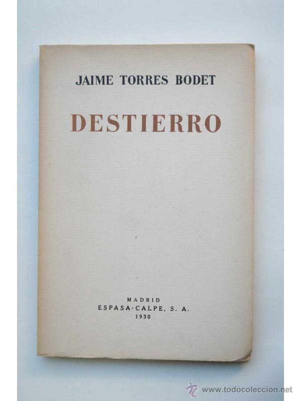 Libros: Destierro - TORRES BODET, Jaime - Foto 1