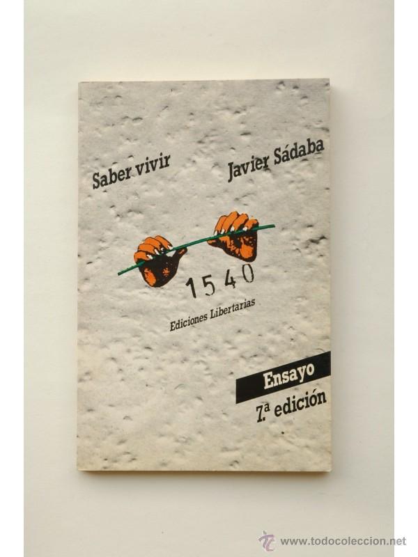 Libros: Saber vivir - S&Aacute;BADA, Javier - Foto 1
