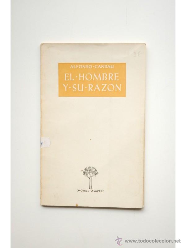 Libros: El hombre y su raz&oacute;n - CANDAU, Alfonso - Foto 1
