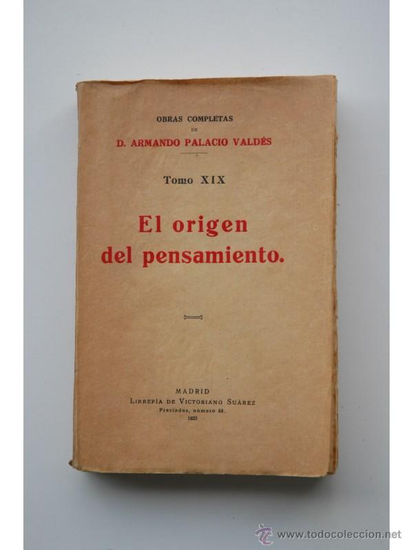 Libros: El origen del pensamiento - PALACIO VALD&Eacute;S, Armando - Foto 1