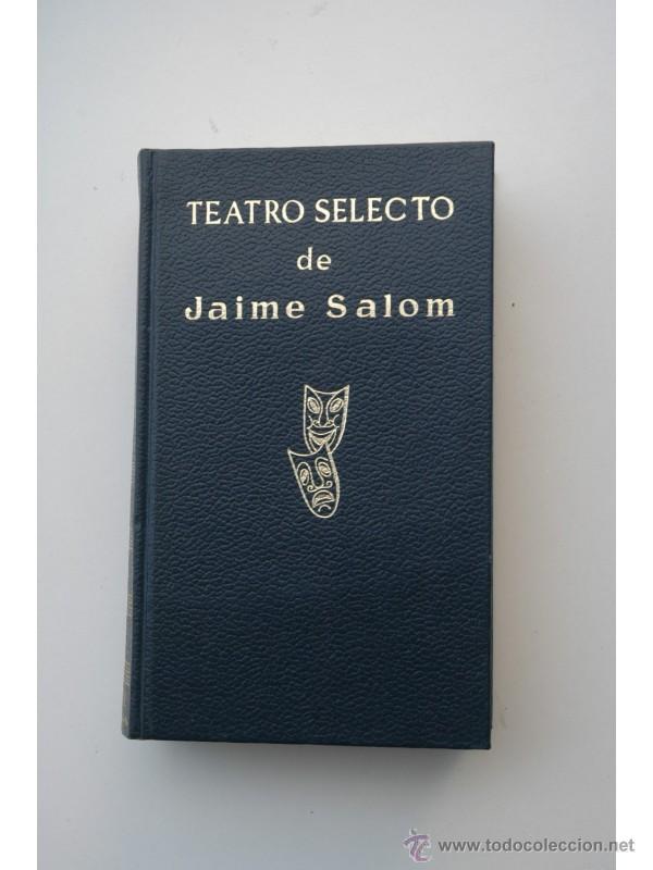 Libros: Teatro selecto - SALOM, Jaime - Foto 1