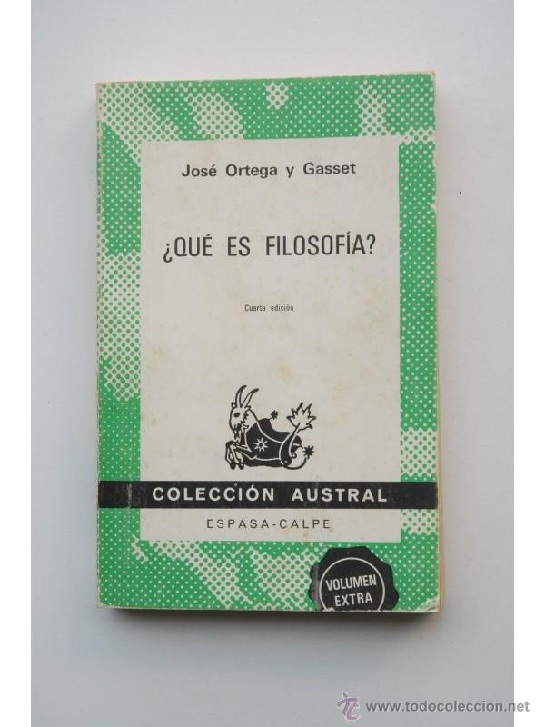 Libros: &iquest;Qu&eacute; es filosof&iacute;a? - ORTEGA Y GASSET, Jos&eacute; - Foto 1