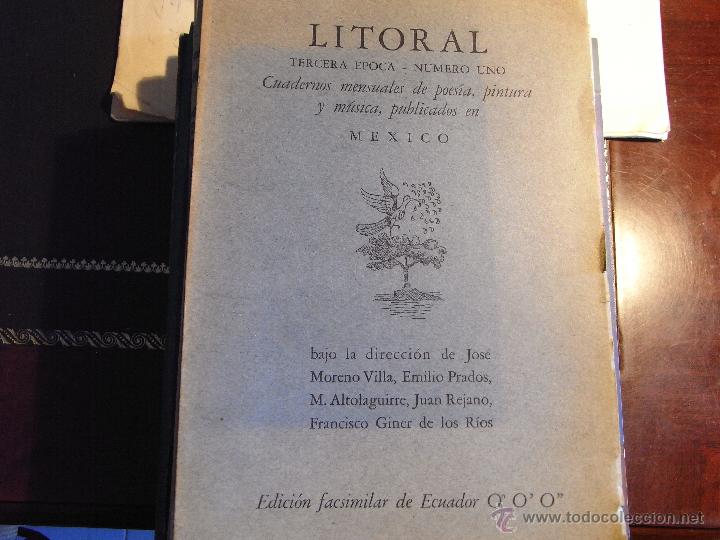 Libros: Litoral. Tercera &eacute;poca, n&ordm; 1 - Foto 1