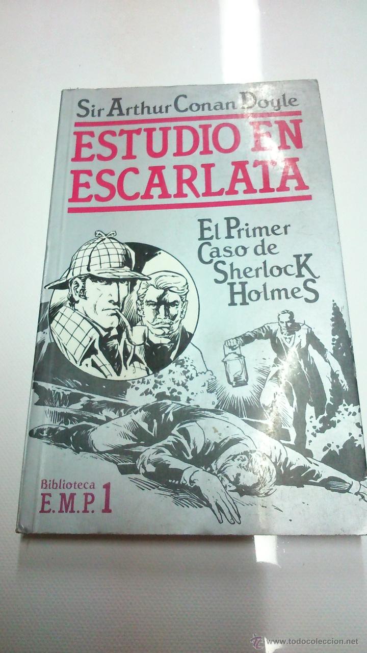 Libros: Estudio en Escarlata. Autor Arthur Conan Doyle. 1981. - Foto 1