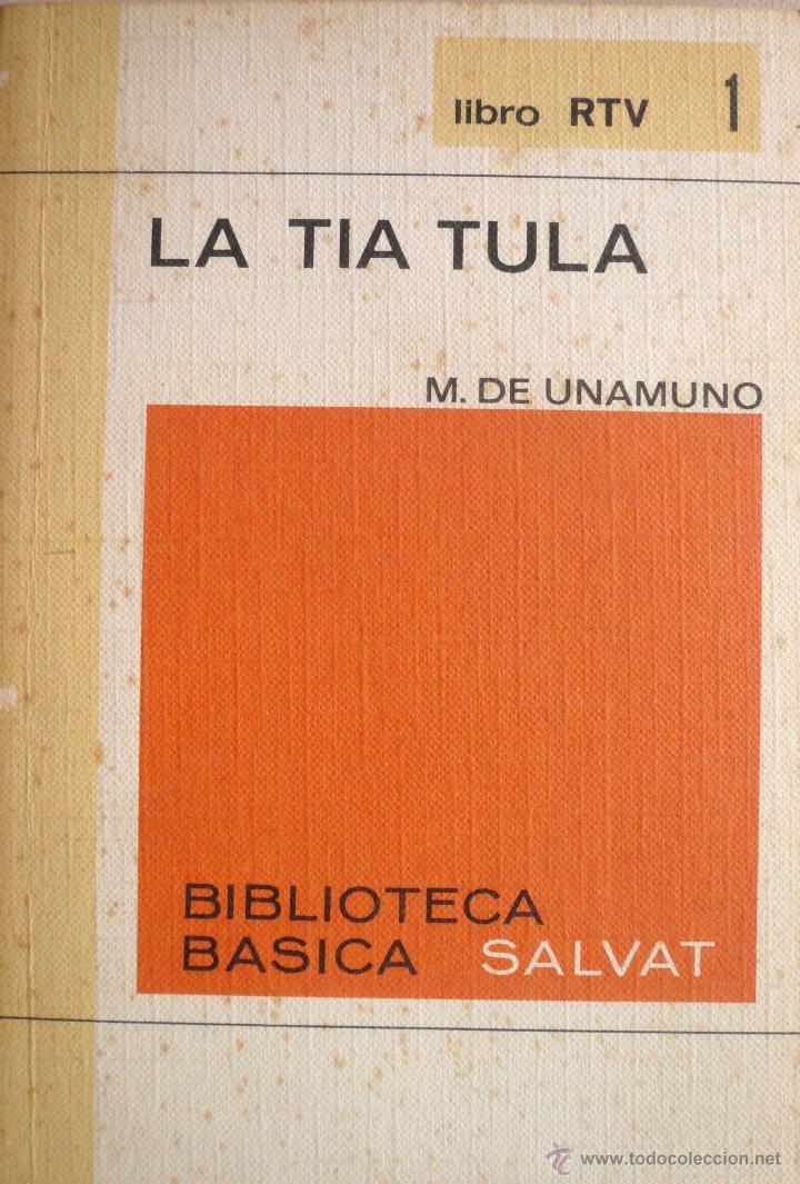 Libros: MIGUEL DE UNAMUNO / LA TIA TULA / (Ref: 2489-X) - Foto 1
