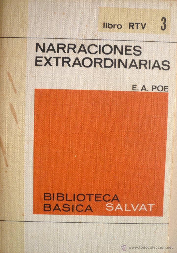 Libros: E. A. POE / NARRACIONES EXTRAORDINARIAS / (Ref: 2491-X) - Foto 1