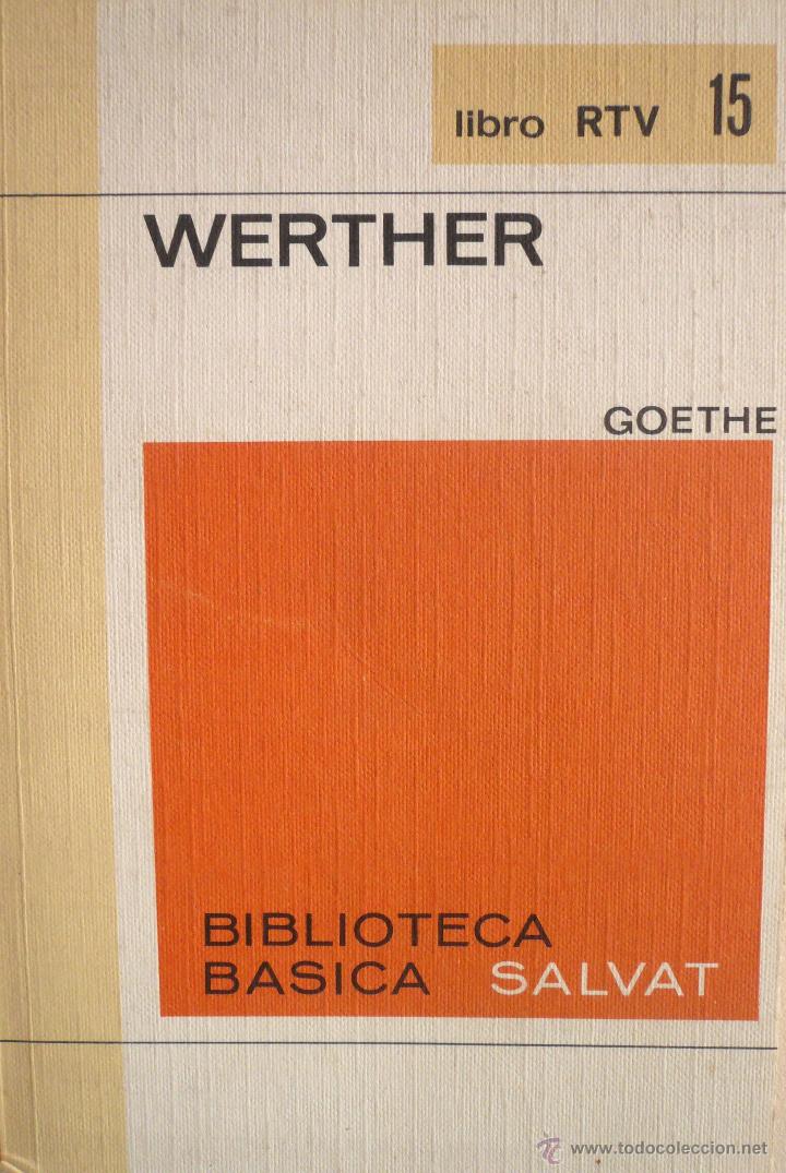 Libros: GOETHE / WERTHER / (Ref: 2503-X) - Foto 1