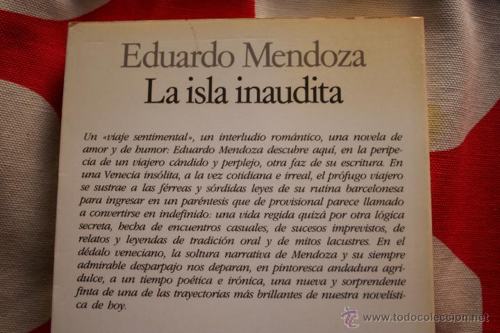 Libros: EDUARDO MENDOZA - LA ISLA INAUDITA - Foto 2