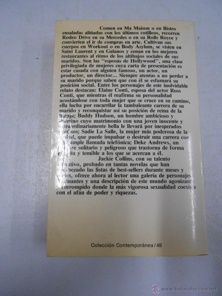 Libros: ESPOSAS DE HOLLYWOOD - COLLINS, JACKIE. TDK108 - - Foto 2