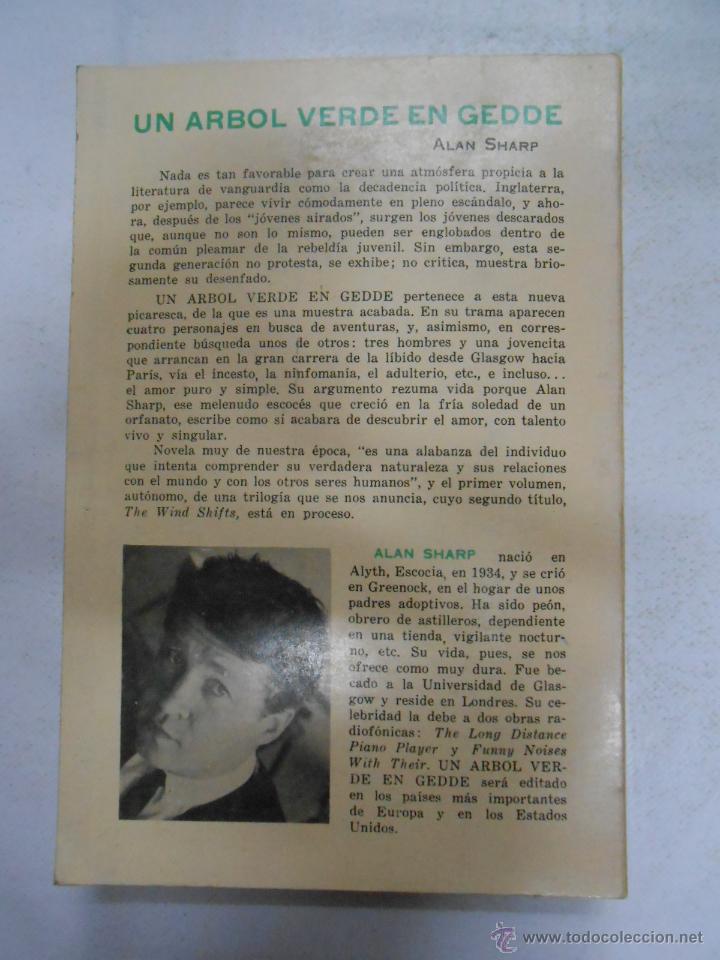 Libros: UN ARBOL VERDE EN GEDDE. ALAN SHARP. TDK178 - - Foto 2