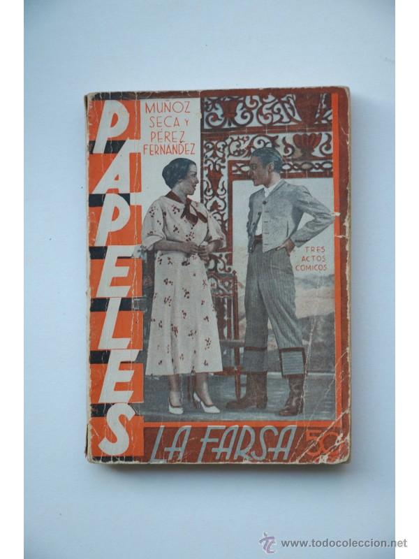 Libros: Papeles - MU&Ntilde;OZ SECA, Pedro. PEREZ HERNANDEZ, Pedro - Foto 1