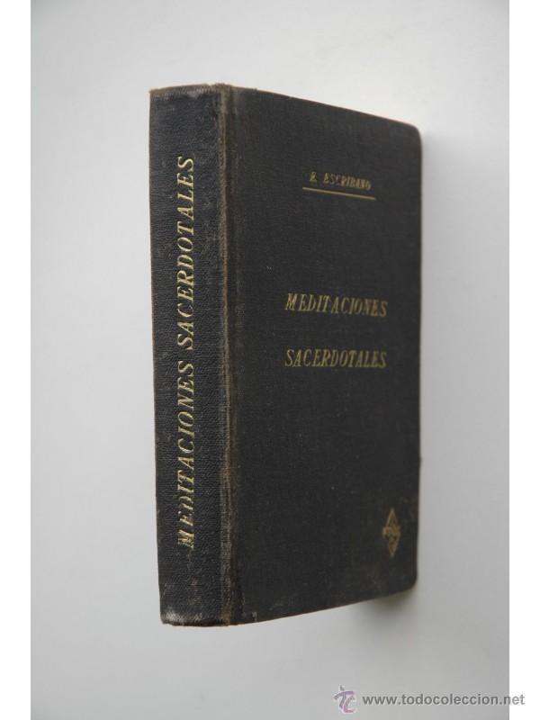 Libros: Meditaciones sacerdotales - ESCRIBANO, Eugenio - Foto 1