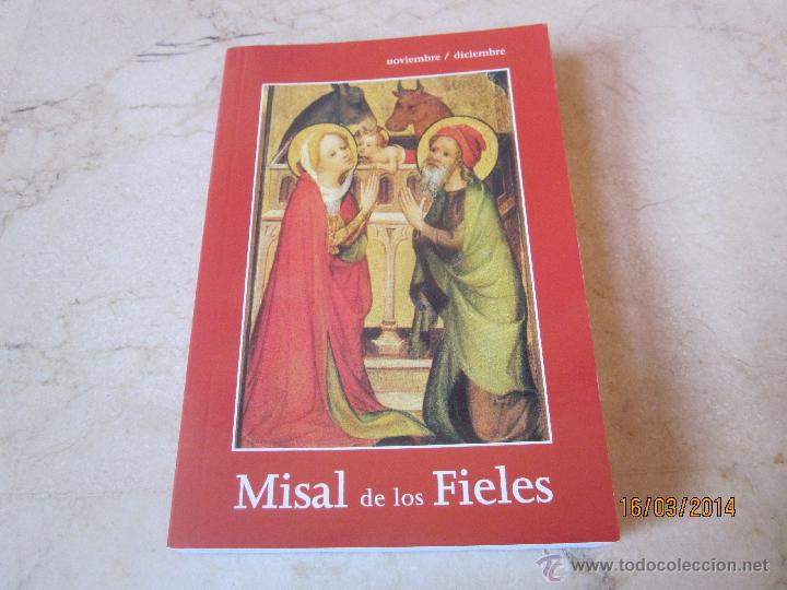 Libri di seconda mano: MISAL DE LOS FIELES BIMESTRAL  - NOVIEMBRE Y DICIEMBRE 2013