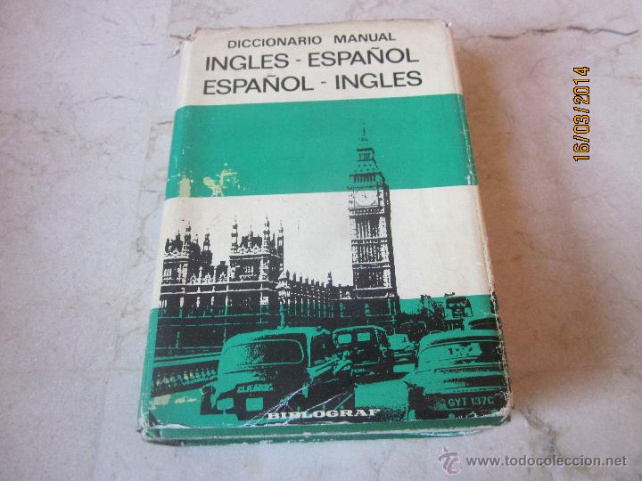 Libros: DICCIONARIO MANUAL INGLES ESPA&Ntilde;OL - VOX 1969 - Foto 1