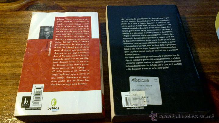 Libros: EL INQUISIDOR, PATRICIO STURLESE y EL CODICE SECRETO, LEV GROSSMAN - Foto 2