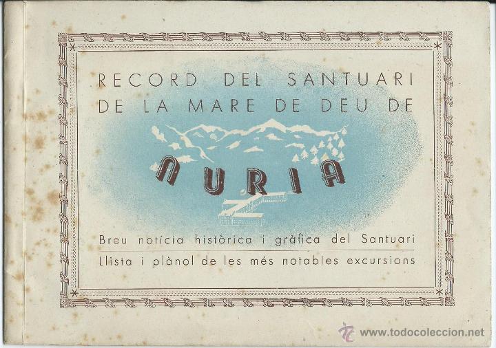 Libros: Record del santuari de la Mare de Deu de Nuria - Foto 1