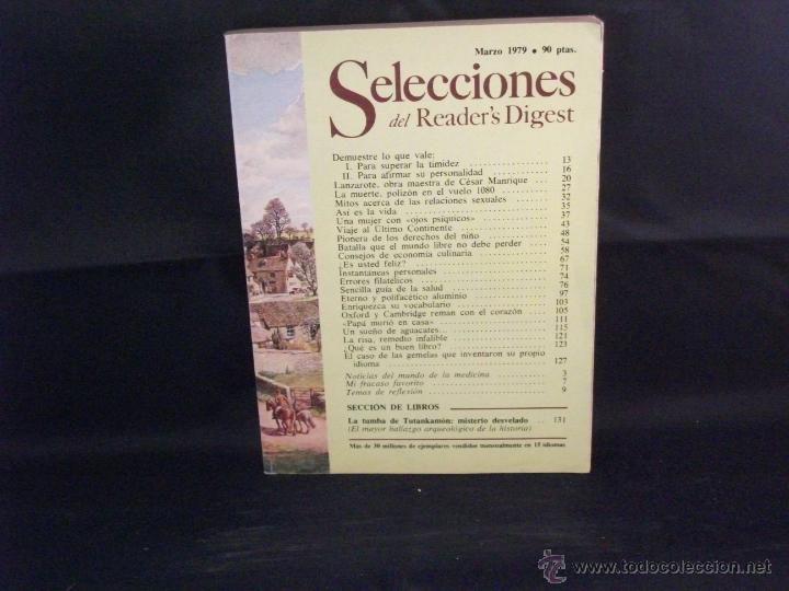 Libros: SELECCIONES DEL READERS DIGEST MARZO 1979 - Foto 1