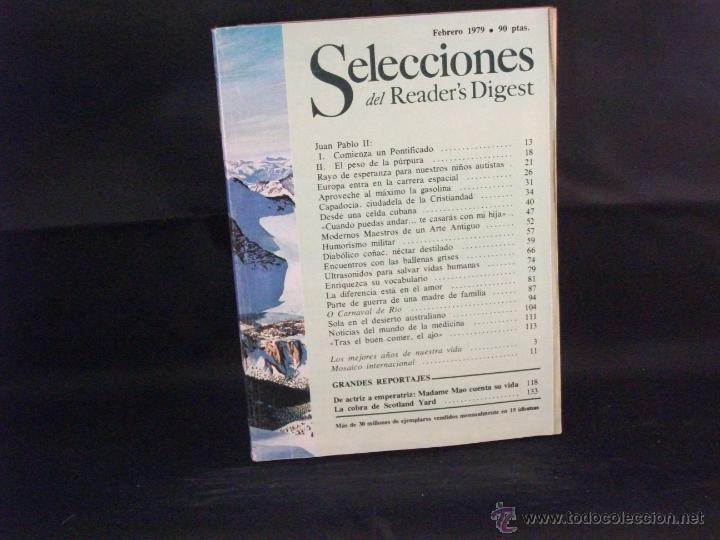 Libros: SELECCIONES DEL READERS DIGEST FEBRERO 1979 - Foto 1