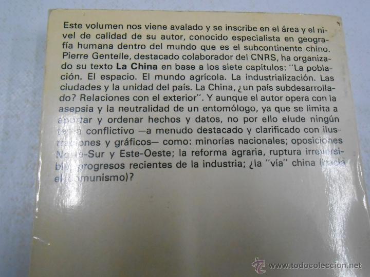 Libros: LA CHINA. Pierre Gentelle. TDK183 - - Foto 2