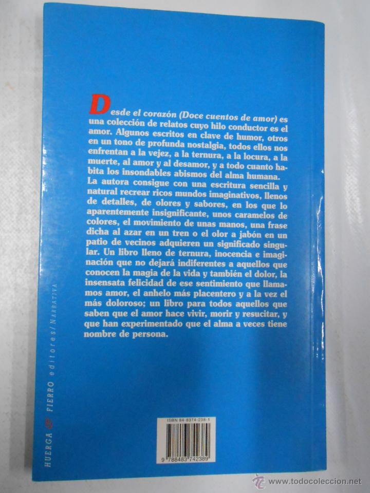 Libros: Desde el coraz&oacute;n (doce cuentos de amor). BARRENA, Sara. TDK183 - - Foto 2
