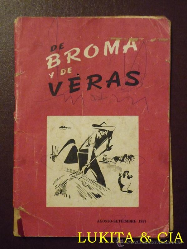 Libros: DE BROMA Y DE VERAS - 1957 - Foto 1