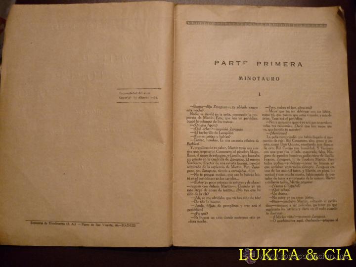 Libros: LA MUJER, EL TORERO Y EL TORO - ALBERTO INS&Uacute;A - 1930 - Foto 4