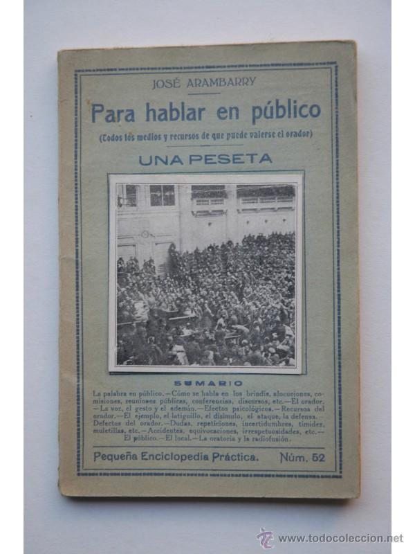 Libros: Para hablar en p&uacute;blico - ARAMBARRY, Jos&eacute; - Foto 1