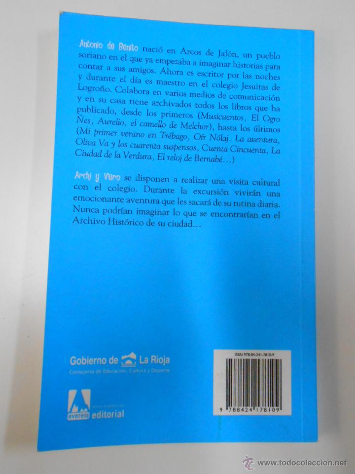 Libros: ARCHI Y VERO. ANTONIO DE BENITO. LA RIOJA. TDK186 - - Foto 2