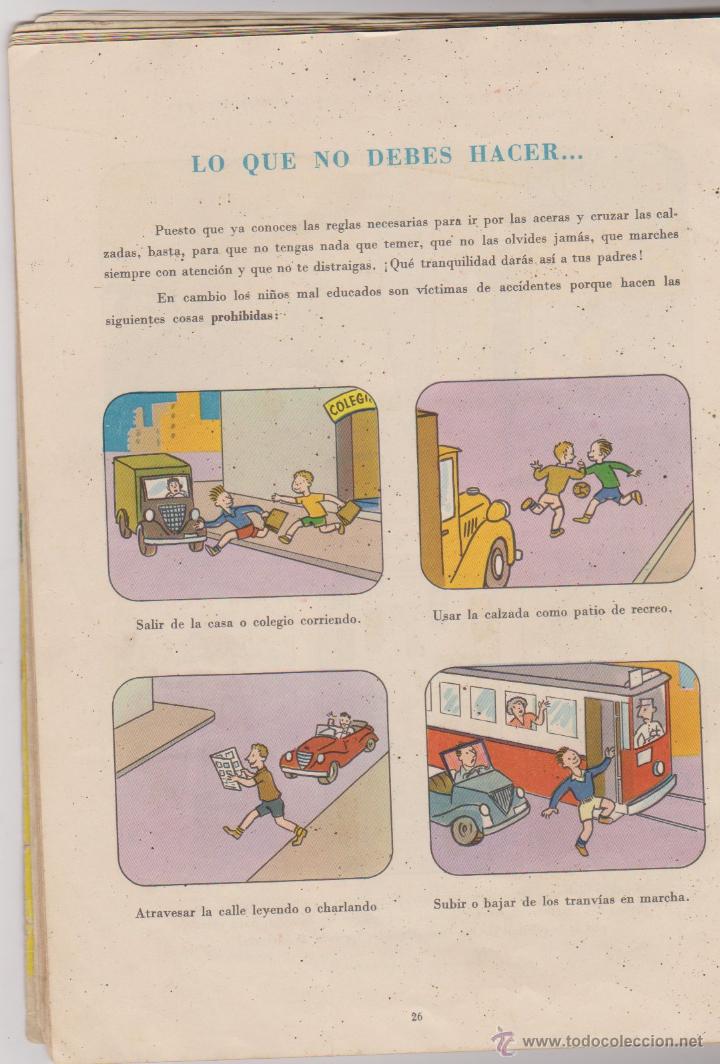 Libros: CARTILLA ESCOLAR DE LA CIRCULACION, 1957 - Foto 3