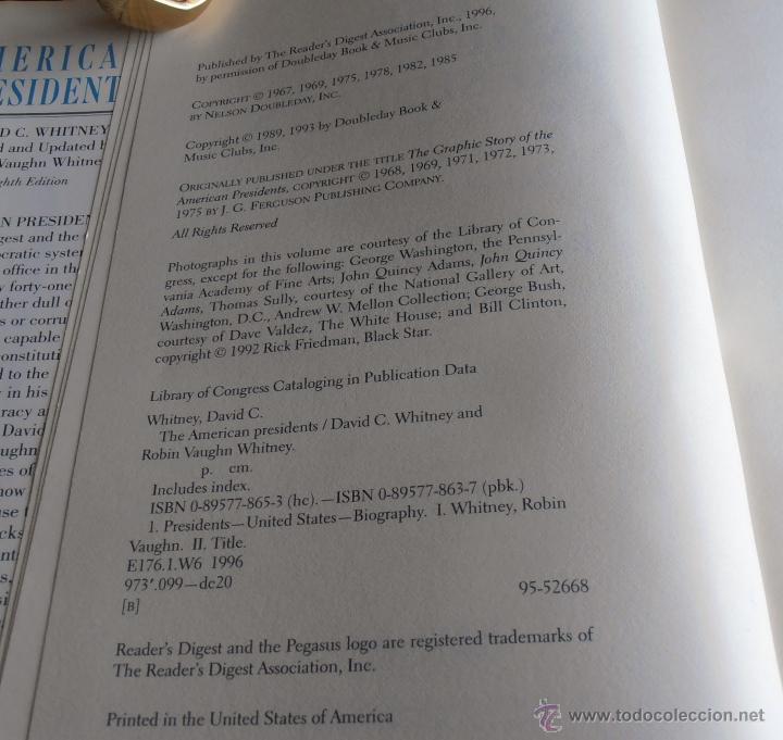 Libros: THE AMERICAN PRESIDENTS - Foto 4