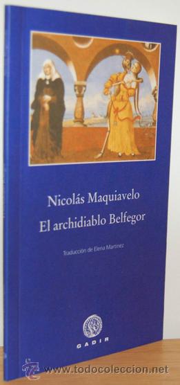 Libros: EL ARCHIDIABLO BELFEGOR - NICOL&Aacute;S MAQUIAVELO - Foto 1