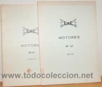 Libros: MOTORES. M-41 (Texto y l&aacute;minas) 2 vol. - EAE - Foto 1