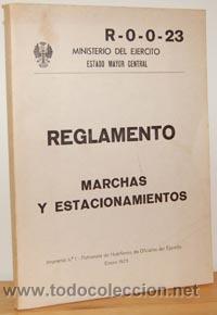 Libros: REGLAMENTO. MARCHAS Y ESTACIONAMIENTO - MINISTERIO DEL EJ&Eacute;RCITO - Foto 1