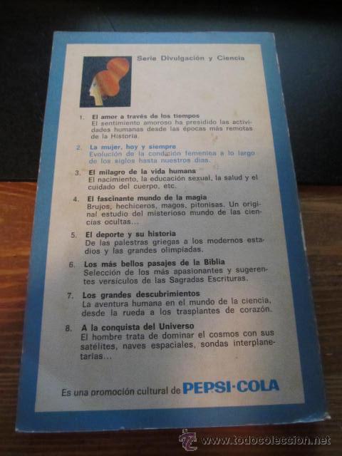 Libros: M69 LIBRO DE LA BIBLIOTECA PEPSI NUMERO 2 LA MUJER HOY Y SIEMPRE - Foto 2