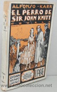 Libros: EL PERRO DE SIR JOHN KNITT - ALFONSO KARR - Foto 1