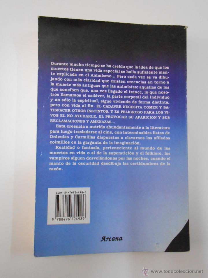 Libros: EL MISTERIO DE LOS VAMPIROS - WALKER, MARTIN. TDK191 - - Foto 2
